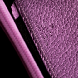 Gucci Pink GG Marmont Leather Limited Edition Bosco Zip Around Wallet