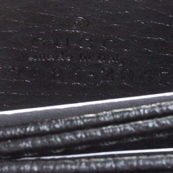 مملوكة مسبقًا Gucci Black GG Marmont Leather Expandable Card Holder