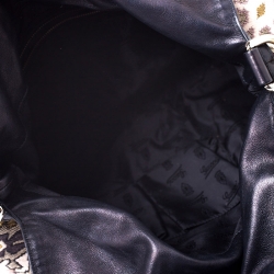 مملوكة مسبقًا حقيبة هوبو غوتشي هيستريا قماش مطرز متعددة ا لألوان كبيرة