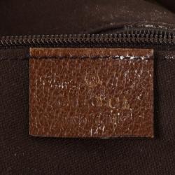 Pre Owned Gucci Denim Abbey Medium D-Ring Hobo Bag