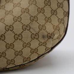 Pre Owned Gucci Monogram Dressage Hobo