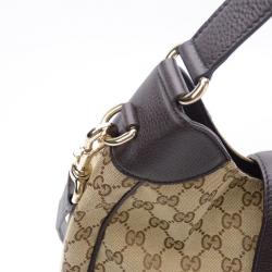 Pre Owned Gucci Monogram Dressage Hobo
