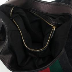 مملوكة مسبقًا Gucci Black Monogram Jackie O Hobo