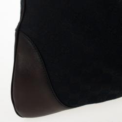 مملوكة مسبقًا Gucci Black Monogram Jackie O Hobo