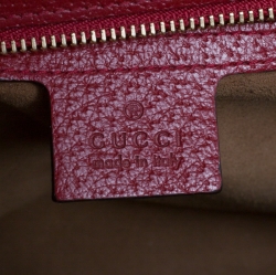 Pre Owned Gucci GG Supreme Monogram Tian Print Canvas Medium Padlock Shoulder Bag