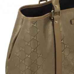 مملوكة مسبقًا Gucci Gold Monogram GG Large Tote