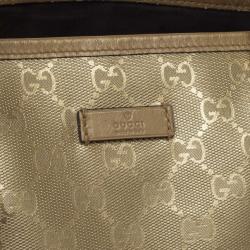 مملوكة مسبقًا Gucci Gold Monogram GG Large Tote