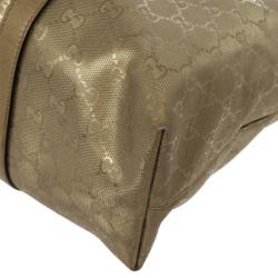 مملوكة مسبقًا Gucci Gold Monogram GG Large Tote
