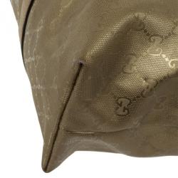 مملوكة مسبقًا Gucci Gold Monogram GG Large Tote