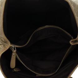 مملوكة مسبقًا Gucci Gold Monogram GG Large Tote