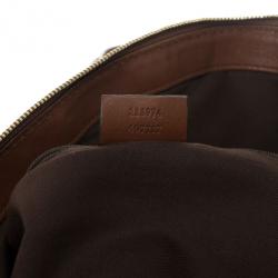 Pre Owned Gucci Brown Original Sukey GG Canvas Tote