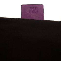 Pre Owned Gucci Limited Edition Purple Stripe GG Monogram Joy Boston Bag