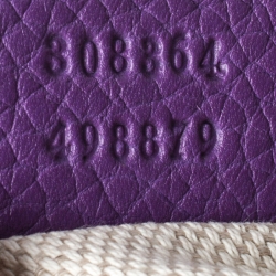 مملوكة مسبقًا Gucci Purple Leather Soho Disco Crossbody Bag
