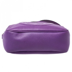 مملوكة مسبقًا Gucci Purple Leather Soho Disco Crossbody Bag
