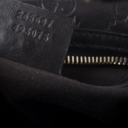 Pre Owned Gucci Dark Brown Guccissima Leather Medium Joy Boston Bag