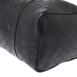 Pre Owned Gucci Dark Brown Guccissima Leather Medium Joy Boston Bag