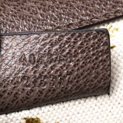 Pre Owned Gucci Brown Leather Medium Web Dionysus Shoulder Bag