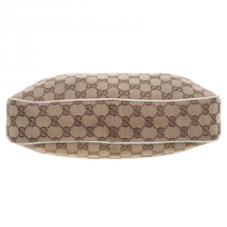 مملوكة مسبقًا Gucci Beige/White GG Canvas and Leather Charmy Hobo