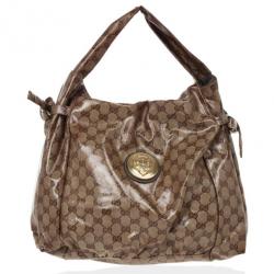 Pre Owned Gucci GG Crystal Hysteria Medium Hobo