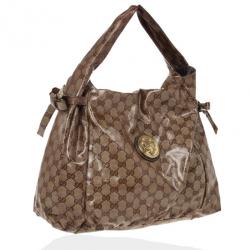 Pre Owned Gucci GG Crystal Hysteria Medium Hobo
