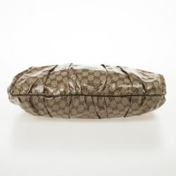 Pre Owned Gucci Medium Crystal Monogram Hysteria