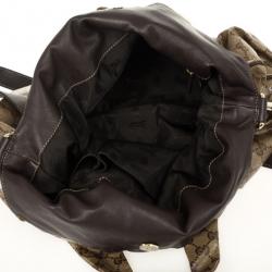Pre Owned Gucci Medium Crystal Monogram Hysteria