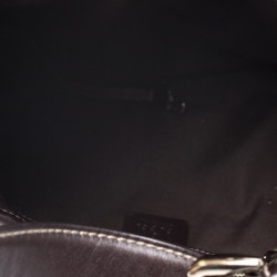 Pre Owned Gucci Brown/Beige GG Canvas 85th Anniversary Bridle Bit Hobo