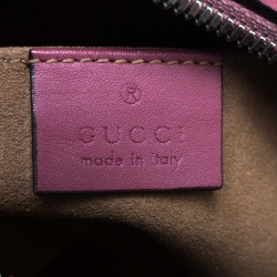 مملوكة مسبقًا Gucci Pink GG Blooms Canvas and Leather Mini Chain Crossbody Bag