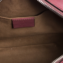 مملوكة مسبقًا Gucci Pink GG Blooms Canvas and Leather Mini Chain Crossbody Bag