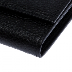 Gucci Black GG Marmont Leather Limited Edition Bosco Zip Around Wallet