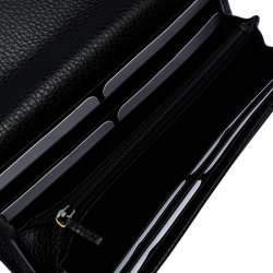 Gucci Black GG Marmont Leather Limited Edition Bosco Zip Around Wallet
