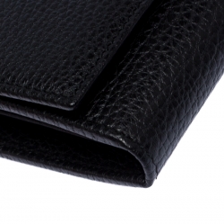 Gucci Black GG Marmont Leather Limited Edition Bosco Zip Around Wallet