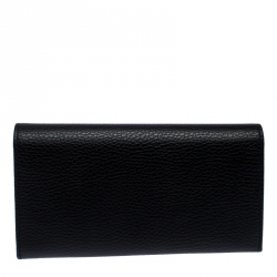 Gucci Black GG Marmont Leather Limited Edition Bosco Zip Around Wallet