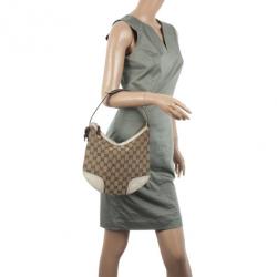 Pre Owned Gucci Princy GG Supreme Hobo 