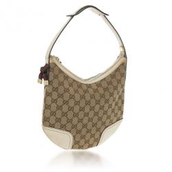 Pre Owned Gucci Princy GG Supreme Hobo 