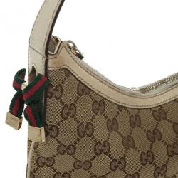 Pre Owned Gucci Princy GG Supreme Hobo 