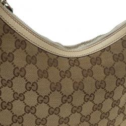 Pre Owned Gucci Princy GG Supreme Hobo 