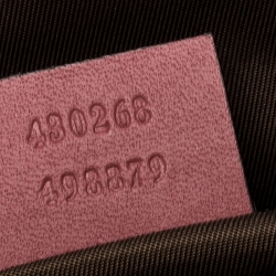 Pre Owned Gucci Beige GG Supreme Blooms Printed Canvas Pouch