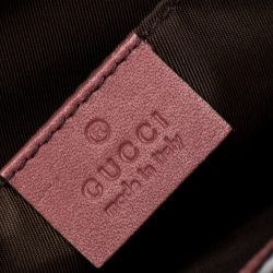 Pre Owned Gucci Beige GG Supreme Blooms Printed Canvas Pouch