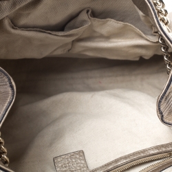 Pre Owned حقيبة كتف غوتشي سوهو متوسطة جلد ذهبية 