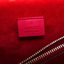 مملوكة مسبقًا حقيبة كتف غوتشي ديونيسوس  كانفاس سوبريم GG حمراء/ بيج متوسطة