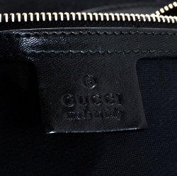 مملوكة مسبقًا حقيبة هوبو غوتشي بيلهام متوسطة كانفاس GG سوداء