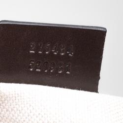 Pre Owned Gucci Beige/Brown GG Supreme Canvas Duffel Bag