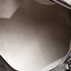 Pre Owned Gucci Beige/Brown GG Supreme Canvas Duffel Bag