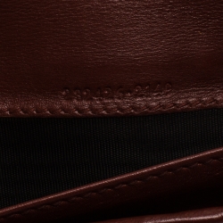 Gucci Beige/Red GG Canvas and Leather Sukey Continental Wallet