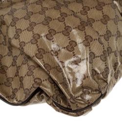 Pre Owned Gucci Medium Crystal Monogram Hysteria