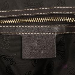 Pre Owned Gucci Medium Crystal Monogram Hysteria