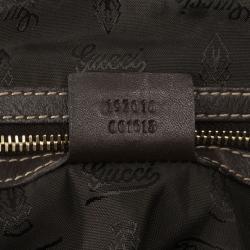 Pre Owned Gucci Medium Crystal Monogram Hysteria