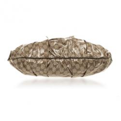 Pre Owned Gucci Medium Crystal Monogram Hysteria