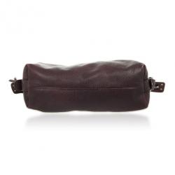 مملوكة مسبقًا Gucci Purple Leather Bamboo Bar Leather Tote